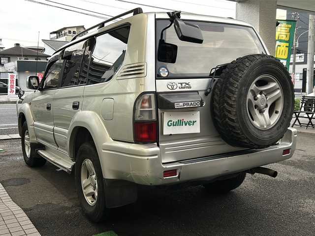 トヨタ ランドクルーザー プラド TX－LTD 高知県 2000(平12)年 18.4万km シルバーM/シルバーM ４ＷＤ/ウインチ/ルーフレール/グリルガード/ディーゼル/アップルカープレイ/アンドロイドオート