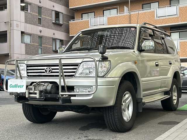 トヨタ ランドクルーザー プラド TX－LTD 高知県 2000(平12)年 18.4万km シルバーM/シルバーM ４ＷＤ/ウインチ/ルーフレール/グリルガード/ディーゼル/アップルカープレイ/アンドロイドオート