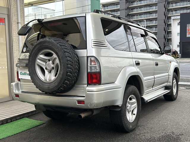 トヨタ ランドクルーザー プラド TX－LTD 高知県 2000(平12)年 18.4万km シルバーM/シルバーM ４ＷＤ/ウインチ/ルーフレール/グリルガード/ディーゼル/アップルカープレイ/アンドロイドオート