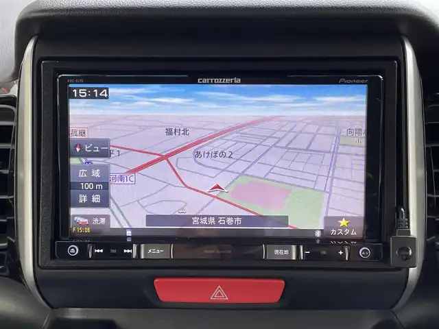 ホンダ Ｎ ＢＯＸ カスタム G ターボSSパッケージ 宮城県 2016(平28)年 5.2万km プレミアムホワイトパールⅡ 登録時走行距離52092km/カロッツェリアナビ/フルセグTV/両側パワースライドドア/バックカメラ/ビルトインETC/ルーズコントロール/衝突被害軽減ブレーキ/ターボ/HIDヘッドランプ/オートライト/オートエアコン/革巻きステアリング/ステアリングスイッチ/パドルシフト/ハーフレザーシート/前席シートヒーター/純正15インチアルミホイール/スマートキー/プッシュエンジンスイッチ/禁煙車