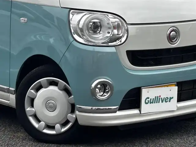 ダイハツ ムーヴ キャンバス G メイクアップ リミテッド　SAⅢ 静岡県 2020(令2)年 5.3万km パールホワイトⅢ/ファインミントメタリック 2トーン ワンオーナー/純正ナビ（BT/フルセグTV/CD/DVD）/ドラレコ/両側パワースライドドア/サイド/全周囲/バックカメラ/純正フロアマット/保証書/取説