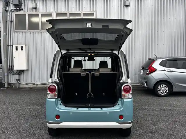 ダイハツ ムーヴ キャンバス G メイクアップ リミテッド　SAⅢ 静岡県 2020(令2)年 5.3万km パールホワイトⅢ/ファインミントメタリック 2トーン ワンオーナー/純正ナビ（BT/フルセグTV/CD/DVD）/ドラレコ/両側パワースライドドア/サイド/全周囲/バックカメラ/純正フロアマット/保証書/取説