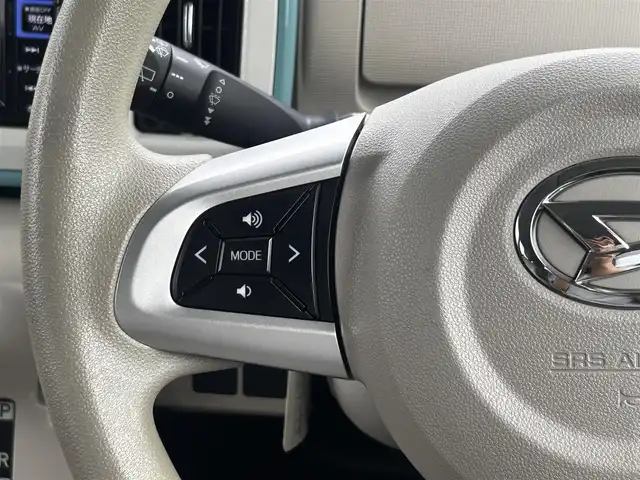 ダイハツ ムーヴ キャンバス G メイクアップ リミテッド　SAⅢ 静岡県 2020(令2)年 5.3万km パールホワイトⅢ/ファインミントメタリック 2トーン ワンオーナー/純正ナビ（BT/フルセグTV/CD/DVD）/ドラレコ/両側パワースライドドア/サイド/全周囲/バックカメラ/純正フロアマット/保証書/取説