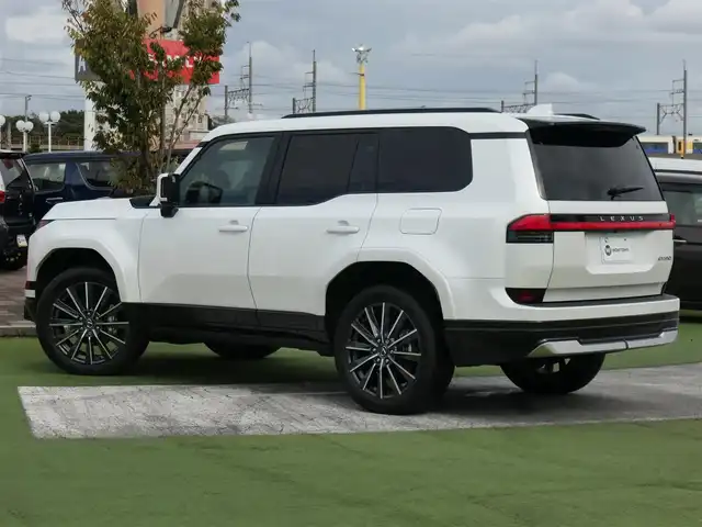 レクサス ＧＸ 550 バージョンL 千葉県 2025(令7)年 0.3万km ソニッククォーツ Lexus Safety System+/・プリクラッシュセーフティ/・プロアクティブドライビングアシスト/・レーンチェンジアシスト/・フロントクロストラフィックアラート/・リヤクロストラフィックアラート/・ブラインドスポットモニター/・自動ハイビーム/Advanced Drive/パノラマルーフ/セミアニリン本革シート/モデリスタエアロパーツ（フロント、リアアンダー）/前席パワーシート/シートベンチレーション/シートヒーター/サードシート電動リクライニングシート/マークレビンソンプレミアムサラウンドサウンドシステム/純正コネクトナビ/地デジTV/【Bluetooth接続】/【Apple CarPlay　Android Auto対応】/パノラミックビューモニター/ドライブレコーダー/置くだけ充電/デジタルインナーミラー/ヘッドアップディスプレイ/左右オートステップ/革巻きステアリング/ステアリングスイッチ/パドルシフト/ETC（2.0）/3眼LEDヘッドライト/LEDフォグライト/ウインカーミラー/クリアランスソナー/純正22インチアルミホイル/サイド/カーテン/ニーエアバッグ/スマートキー