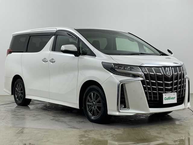 トヨタ アルファード S Cパッケージ 道央・札幌 2021(令3)年 5.2万km ホワイトパールクリスタルシャイン ・4WD/・プリクラッシュセーフティ/・純正ディスプレイオーディオ/・フルセグ/BT/CD/DVD）/・バックカメラ/・フリップダウンモニター/・トヨタセーフティセンス/・レーダークルーズコントロール/・スマートキー一体型エンジンスターター/・社外前後ドライブレコーダー/・ステアリングスイッチ/ヒーター/・LEDオートライト/オートハイビーム/・レザーシート/シートヒーター/・パワーシート/シートポジションメモリー/・シートベンチレーション/・パワーバックドア/・両側パワースライドドア/・夏タイヤ純正アルミセット積込/・ビルドインETC
