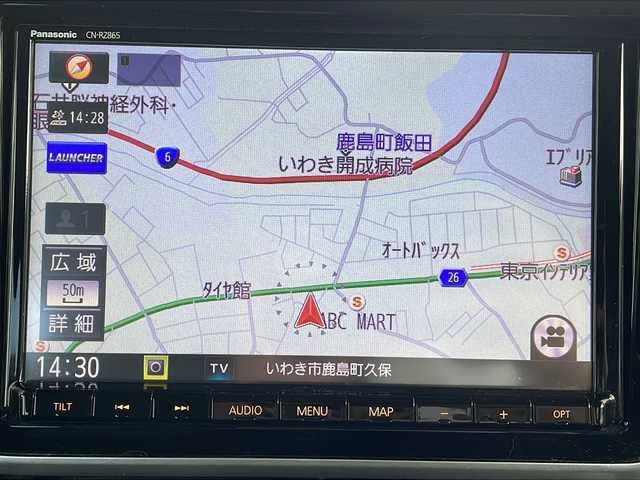 スズキ スペーシア カスタム HYBRID XS 福島県 2020(令2)年 4.2万km ブルーイッシュブラックパール3 純正８インチナビ　全方位モニター　セーフティーサポート　ハーフレザーシート　フルセグＴＶ　Ｒクルーズコントロール　前後ドライブレコーダー　シートヒーター　クリアランスソナー　純正ＡＷ　スマートキー