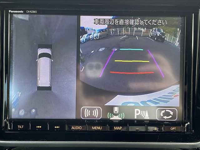 スズキ スペーシア カスタム HYBRID XS 福島県 2020(令2)年 4.2万km ブルーイッシュブラックパール3 純正８インチナビ　全方位モニター　セーフティーサポート　ハーフレザーシート　フルセグＴＶ　Ｒクルーズコントロール　前後ドライブレコーダー　シートヒーター　クリアランスソナー　純正ＡＷ　スマートキー