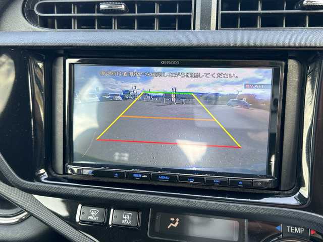 トヨタ アクア G G’s 山梨県 2014(平26)年 7.8万km ブラックマイカ 社外ナビ　/ドライブレコーダー　/ステアリングリモコン　/純正アルミホイール　/リモコンキー　/横滑り防止機能　/ハーフレザー　/ＬＥＤライト　/片側シートヒーター