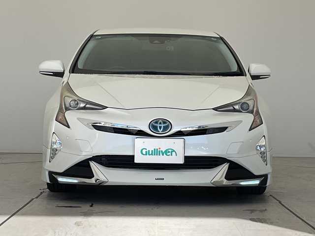トヨタ プリウス A プレミアム　ツーリングセレ 愛知県 2016(平28)年 14.9万km ホワイトパールクリスタルシャイン セーフティセンス　/モデリスタエアロ　/アドバンストパーク　/レーダークルーズコントロール　/バックカメラ　/パワーシート　/ＨＵＤ　/コーナーセンサー　/純正ＡＷ　/ＢＳＭ　/ＬＥＤヘッド　/レーンキープアシスト/オートマチックハイビーム/ドライブレコーダー