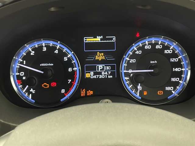 スバル レヴォーグ 1．6GT－S アイサイト 千葉県 2014(平26)年 4.8万km スティールブルーグレーM 禁煙車/社外ナビ（CD/DVD/BT/フルセグ）/バックカメラ/前方ドラレコ/ETC/前席パワーシート/アイサイト/追従機能付クルーズコントロール/衝突被害軽減ブレーキ/レーンキープアシスト/LEDヘッドライト/オートライト/パドルシフト/アイドリングストップ/電動パーキングブレーキ/プッシュスタート/スマートキー