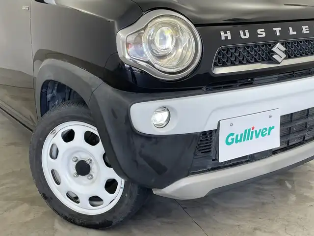 スズキ ハスラー Jスタイル 新潟県 2015(平27)年 8.6万km ブルーイッシュブラックパール 社外メモリーナビ/プッシュスタート/前席両側シートヒーター/レーダーブレーキサポート/オートライト