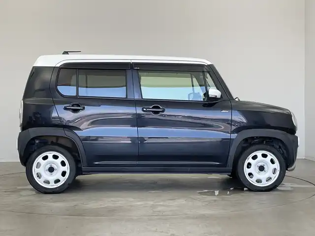 スズキ ハスラー Jスタイル 新潟県 2015(平27)年 8.6万km ブルーイッシュブラックパール 社外メモリーナビ/プッシュスタート/前席両側シートヒーター/レーダーブレーキサポート/オートライト