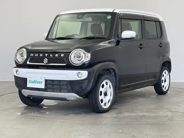 スズキ ハスラー Jスタイル 新潟県 2015(平27)年 8.6万km ブルーイッシュブラックパール 社外メモリーナビ/プッシュスタート/前席両側シートヒーター/レーダーブレーキサポート/オートライト