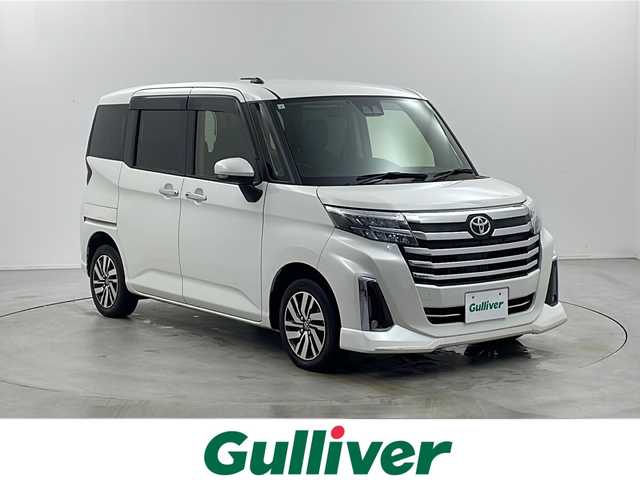 トヨタ ルーミー カスタムG 栃木県 2021(令3)年 3.7万km ホワイトパールクリスタルシャイン 純正SDナビ/スマートアシスト/・衝突軽減ブレーキ/・コーナーセンサー/・レーダークルーズコントロール/・先行車発進お知らせ/・車線逸脱警報/両側電動スライドドア/バックカメラ/ETC/レザー調シートカバー/ステアリングリモコン/スマートキー×2/LEDヘッドライト/フォグランプ/電動パーキングブレーキ