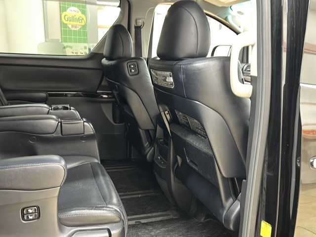 トヨタ アルファードハイブリット SR Cパッケージ 道央・札幌 2012(平24)年 15.1万km ブラック ・4WD/・純正ナビ/フルセグTV/DVD/CD/MSV/BT/・バックカメラ/・サンルーフ/・ALPINEリヤフリップダウンモニター/・パワーバックドア/・社外エンジンスターター/・クルーズコントロール/・レザーシート/・前席パワーシート/・前席シートヒーター/・ETC/・パーキングセンサー/・HID/・フロントフォグ/・社外マフラー/・プッシュスタート/・スマートキー/・ドアバイザー/・電格ミラー