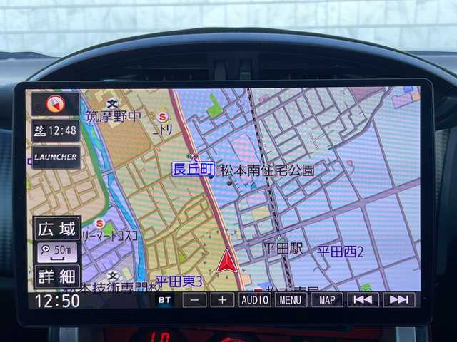 トヨタ ８６ GT リミテッド 長野県 2014(平26)年 5万km ライトニングレッド ・社外8インチメモリーナビゲーション/CD/DVD/フルセグTV/Bluetooth/・ETC/・シートヒーター(D/N)/・スマートキー/・エンジンプッシュスタート/・社外18インチアルミホイール/・純正AW付き冬タイヤ車載/・ドライブレコーダー/・スマートキー/・エンジンプッシュスタート/・HIDヘッドライト/・オートライト/・フォグライト