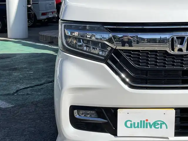 ホンダ Ｎ ＢＯＸ カスタム G L ターボ ホンダセンシング 神奈川県 2019(平31)年 6.8万km プラチナホワイトパール 純正メモリナビ/　（CD・DVD・Bluetooth）/フルセグTV/ホンダセンシング/両側パワースライドドア/ハンズフリースライドドア/アダプティブクルーズコントロール/LEDヘッドライト/ビルトインETC/前方ドライブレコーダー/パドルシフト/ハーフレザーシート/バックカメラ/スマートキー/取扱説明書
