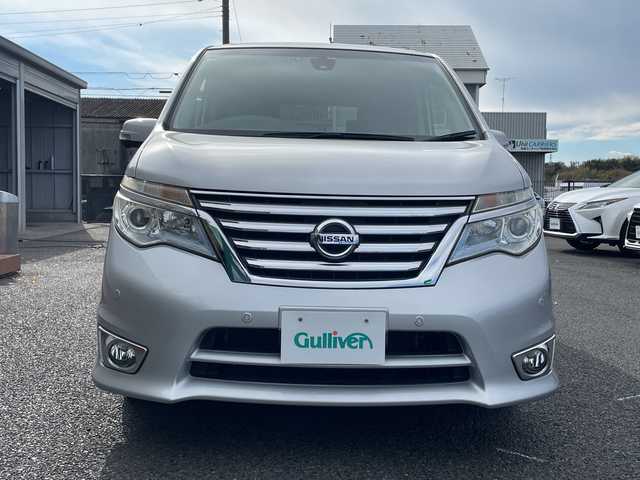 日産 セレナ HWS S HV Vセレ +SeftyⅡ 茨城県 2016(平28)年 5.2万km ブリリアントシルバー 純正ナビ /-BT/AM/FM/TV/両側パワースライドドア /アラウンドビューモニター /衝突軽減システム /フリップダウンモニター (Alpine)/コーナーセンサー前後 /クルーズコントロール /ドライブレコーダー /純正アルミホイール /ETC/プッシュスタート