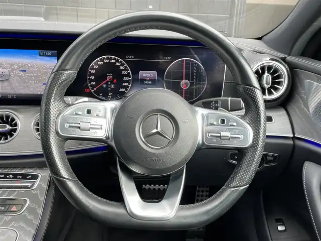 メルセデス・ベンツ ＣＬＳ２２０ｄ スポーツ エクスクルーシブPKG 静岡県 2018(平30)年 6万km ダイヤモンドホワイト サンルーフ/エクスクルーシブパッケージ/・黒革シート/・Burmesterサウンド/・シートベンチレーター/レーダーセーフティーパッケージ/ヘッドアップディスプレイ/アンビエントライト/COMANDOシステム/(Bluetooth/CarPlay/USB/フルセグ)/メモリー付きパワーシート/全席シートヒーター/ドアミラーメッキキャップ/BLIS/ESP/ACC/電動リアゲート/AFS/LEDライト/360°カメラ/ETC/ドライブレコーダー