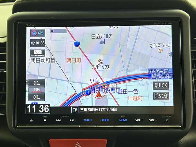 ホンダ Ｎ ＢＯＸ カスタム G ターボ Lパッケージ 三重県 2016(平28)年 6.4万km プレミアムホワイトパールⅡ 禁煙車/純正８型ナビ/（フルセグ・BT・DVD・USB・SD）/両側電動/Ｂカメラ/ビルトインＥＴＣ/クルコン　/ＣＴＢＡ/オートライト/ＨＩＤヘッド/ターボ/ステアリングリモコン/パドルシフト/プッシュスタート/スマートキー