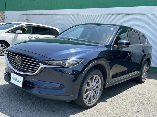 マツダ ＣＸ－８ XD プロアクティブ 徳島県 2019(平31)年 3.1万km ディープクリスタルブルーマイカ 純正ナビ/(AM・FM/Bluetooth/TV)/全方位カメラ/ステアリングスイッチ/社外ETC/社外前方ドライブレコーダー/衝突被害軽減システム/追従機能付クルーズコントロール/レーンキープアシスト/ブラインドスポットモニター/交通標識認識システム/前後コーナーセンサー/電動サイドブレーキ/ブレーキホールド/オートライト/LEDヘッドライト/運転席パワーシート/前席シートヒーター/ステアリングヒーター/純正19インチアルミホイール/純正フロアマット/MTモード付AT/リアロールサンシェード/スマートキー/スペアキー/電動格納式ドアミラー