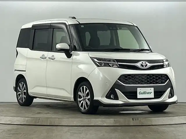 トヨタ タンク カスタムG－T 愛知県 2019(令1)年 2.6万km パールホワイトⅢ 禁煙車/純正7インチナビ/（CD/AM/FM/Bluetooth/フルセグTV）/バックカメラ/スマートアシストIII/・衝突軽減ブレーキ/・レーンキープアシスト/・オートマチックハイビーム/・誤発進抑制機能/・クリアランスソナー/クルーズコントロール/ETC/純正ドライブレコーダー/両側パワースライドドア/アイドリングストップ/LEDヘッドライト/スマートキー/スペアキー有/プッシュスタート/横滑り防止装置/純正アルミホイール