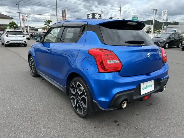 スズキ スイフト スポーツ 岡山県 2019(平31)年 9.6万km スピーディーブルーM 登録時走行距離95359km/社外ナビ/フルセグTV(AM.FM.CD.DVD.TV.BT)/ETC/ドライブレコーダー/シートヒーター/衝突軽減ブレーキ/クルーズコントロール/LEDヘッドライト/オートライト/17インチ純正AW/純正フロアマット/プッシュスタート/横滑り防止装置