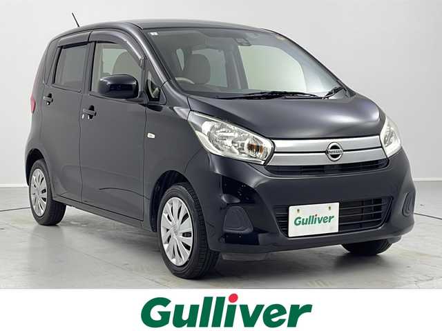 日産 デイズ J 茨城県 2017(平29)年 8.7万km ブラック 衝突被害軽減ブレーキ　/社外ナビ（ＭＤＶ－Ｄ３０４）/ＣＤ再生　/ワンセグＴＶ　/電格ミラー　/ドアバイザー　/パワーステアリング　/パワーウィンドウ　/リモコンキー　/社外フロアマット　/横滑り防止装置　/禁煙車