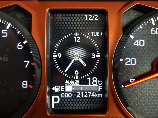 ダイハツ タフト G 鹿児島県 2021(令3)年 2.2万km レイクブルーメタリック ワンオーナー/純正SDナビ/（Bluetooth/フルセグTV/CD/DVD）/バックカメラ/LEDヘッドライト/前方ドライブレコーダー/シートヒーター/アイドリングストップ/スマートキー/USB/純正フロアマット