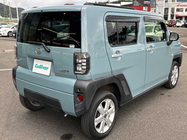 ダイハツ タフト G 鹿児島県 2021(令3)年 2.2万km レイクブルーメタリック ワンオーナー/純正SDナビ/（Bluetooth/フルセグTV/CD/DVD）/バックカメラ/LEDヘッドライト/前方ドライブレコーダー/シートヒーター/アイドリングストップ/スマートキー/USB/純正フロアマット