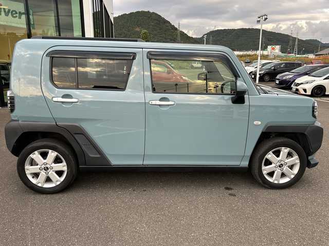 ダイハツ タフト G 鹿児島県 2021(令3)年 2.2万km レイクブルーメタリック ワンオーナー/純正SDナビ/（Bluetooth/フルセグTV/CD/DVD）/バックカメラ/LEDヘッドライト/前方ドライブレコーダー/シートヒーター/アイドリングストップ/スマートキー/USB/純正フロアマット