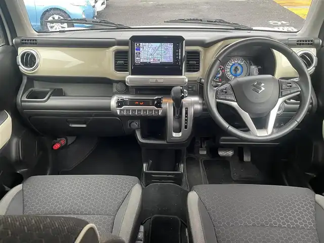 スズキ クロスビー HYBRID MZ 静岡県 2019(平31)年 6万km ピュアホワイトパール/ブラック2トーンルーフ ワンオーナー/社外ナビ/フルセグTV/DVD/CD/SD/MSV/BT/バックカメラ/ビルトインETC/クルーズコントロール/衝突軽減ブレーキ/レーンキープアシスト/バックソナー/パドルシフト/LEDヘッドライト/LEDフォグ/純正16インチAW/保証書/取扱説明書/ナビ取扱説明書/R4/R6点検記録簿有