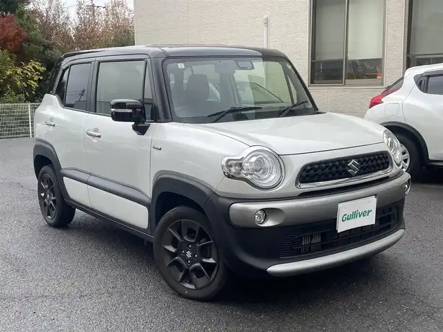 スズキ クロスビー HYBRID MZ 静岡県 2019(平31)年 6万km ピュアホワイトパール/ブラック2トーンルーフ ワンオーナー/社外ナビ/フルセグTV/DVD/CD/SD/MSV/BT/バックカメラ/ビルトインETC/クルーズコントロール/衝突軽減ブレーキ/レーンキープアシスト/バックソナー/パドルシフト/LEDヘッドライト/LEDフォグ/純正16インチAW/保証書/取扱説明書/ナビ取扱説明書/R4/R6点検記録簿有