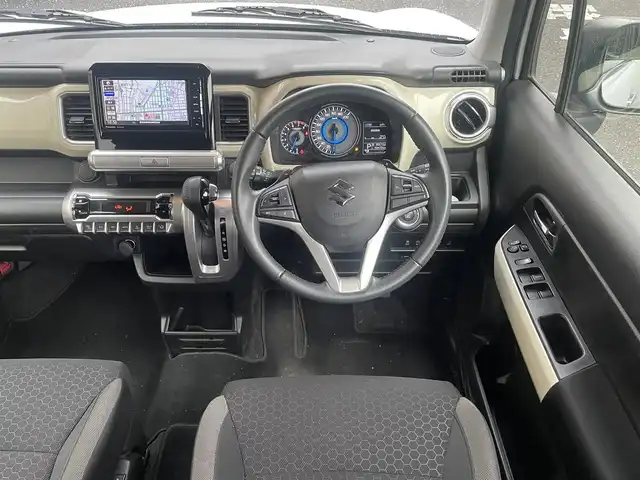 スズキ クロスビー HYBRID MZ 静岡県 2019(平31)年 6万km ピュアホワイトパール/ブラック2トーンルーフ ワンオーナー/社外ナビ/フルセグTV/DVD/CD/SD/MSV/BT/バックカメラ/ビルトインETC/クルーズコントロール/衝突軽減ブレーキ/レーンキープアシスト/バックソナー/パドルシフト/LEDヘッドライト/LEDフォグ/純正16インチAW/保証書/取扱説明書/ナビ取扱説明書/R4/R6点検記録簿有