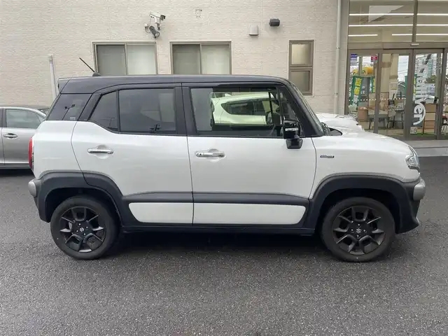 スズキ クロスビー HYBRID MZ 静岡県 2019(平31)年 6万km ピュアホワイトパール/ブラック2トーンルーフ ワンオーナー/社外ナビ/フルセグTV/DVD/CD/SD/MSV/BT/バックカメラ/ビルトインETC/クルーズコントロール/衝突軽減ブレーキ/レーンキープアシスト/バックソナー/パドルシフト/LEDヘッドライト/LEDフォグ/純正16インチAW/保証書/取扱説明書/ナビ取扱説明書/R4/R6点検記録簿有