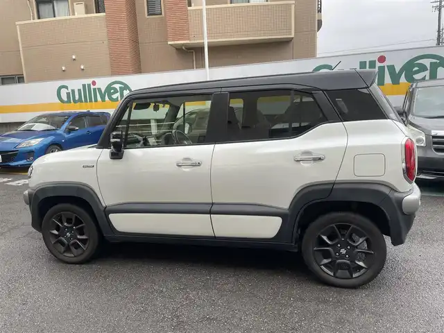 スズキ クロスビー HYBRID MZ 静岡県 2019(平31)年 6万km ピュアホワイトパール/ブラック2トーンルーフ ワンオーナー/社外ナビ/フルセグTV/DVD/CD/SD/MSV/BT/バックカメラ/ビルトインETC/クルーズコントロール/衝突軽減ブレーキ/レーンキープアシスト/バックソナー/パドルシフト/LEDヘッドライト/LEDフォグ/純正16インチAW/保証書/取扱説明書/ナビ取扱説明書/R4/R6点検記録簿有