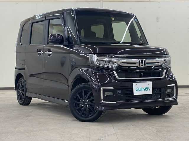 ホンダ Ｎ ＢＯＸ カスタム L 道央・札幌 2022(令4)年 9.2万km プレミアムベルベットパープル・パール /4WD//純正メモリナビ：VXM-224VFi/（CD、DVD、BT、SD、ラジオ、フルセグ）//両側パワースライドドア//ビルトインETC//衝突被害軽減システム//レーンキープアシスト//横滑り防止機能//純正エンジンスターター//ステアリングスイッチ//純正ドライブレコーダー//寒冷地仕様//シートヒーター（運転席、助手席）//オートライト//フォグライト//純正AW夏タイヤ積み込み//スペアキー1本