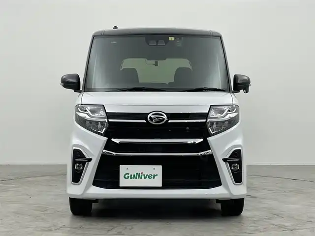 ダイハツ タント カスタム RS スタイルセレクション 群馬県 2021(令3)年 2.4万km ブラックマイカメタリック/シャイニングホワイトパール 純正ナビ　レーダークルーズコントロール　レーンキープアシスト　オートマチックハイビーム　衝突軽減ブレーキ　両側パワースライドドア　ビルトインＥＴＣ　ドライブレコーダー　シートヒーター　ＬＥＤ　禁煙車