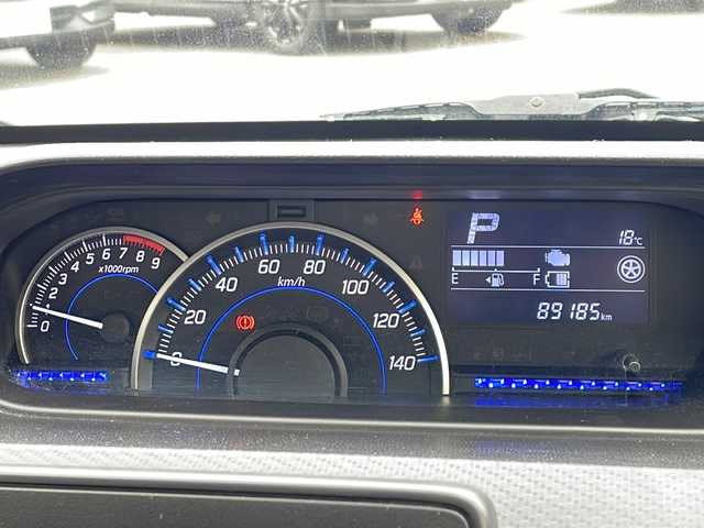 スズキ ワゴンＲ HYBRID FZ 新潟県 2017(平29)年 9万km ムーンライトバイオレットPM 4WD/スタッドレスタイヤ積載/シートヒーター/電格ミラー/純正フロアマット/シガーソケット/ステアリングボタン（ハンズフリーフォン）/フルセグTV/FM・AM/SDナビ/Bluetooth接続/ABS/横滑り防止装置/レーンキープアシスト/盗難防止装置/衝突被害軽減システム