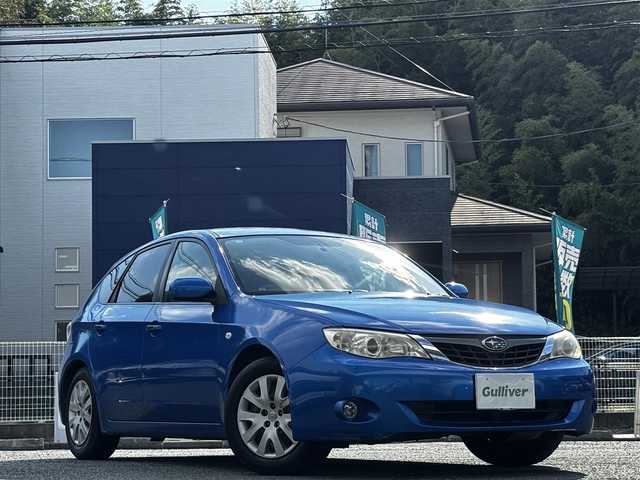 スバル インプレッサ 15S コンフォートセレクション 熊本県 2008(平20)年 11.6万km WRブルーマイカ 社外メモリナビ/【AM/FM/CD/DVD/BT/フルセグTV】/ETC/MTモード付AT/ハロゲンヘッドライト/フォグランプ/ヘッドライトレベライザー/電格ミラー/スマートキー/プッシュスタート/純正フロアマット/純正ホイールキャップ/取扱説明書