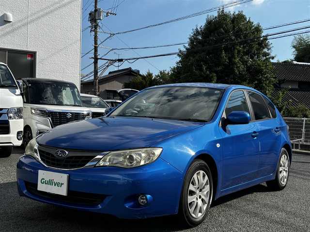 スバル インプレッサ 15S コンフォートセレクション 熊本県 2008(平20)年 11.6万km WRブルーマイカ 社外メモリナビ/【AM/FM/CD/DVD/BT/フルセグTV】/ETC/MTモード付AT/ハロゲンヘッドライト/フォグランプ/ヘッドライトレベライザー/電格ミラー/スマートキー/プッシュスタート/純正フロアマット/純正ホイールキャップ/取扱説明書