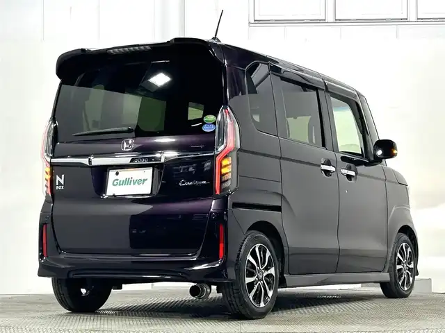 ホンダ Ｎ ＢＯＸ カスタム G L ホンダセンシング 大阪府 2020(令2)年 3.5万km プレミアムベルベットパープル・パール 純正8incナビTV バックカメラ パワースライドドア シートヒーター レーダークルコン 衝突軽減ブレーキ レーンアシスト スマートキー プッシュスタート 前後ドライブレコーダー ETC