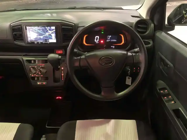 ダイハツ ミラ イース L SAⅢ 福岡県 2021(令3)年 2.2万km ブラックマイカメタリック ○スマートアシストIII○/社外メモリナビ【AVN-R10】/　フルセグTV/CD/DVD/Bluetooth/バックカメラ/アイドリングストップ/ETC/社外LEDヘッドライト/フロアマット/コーナーセンサー/ISOFIX