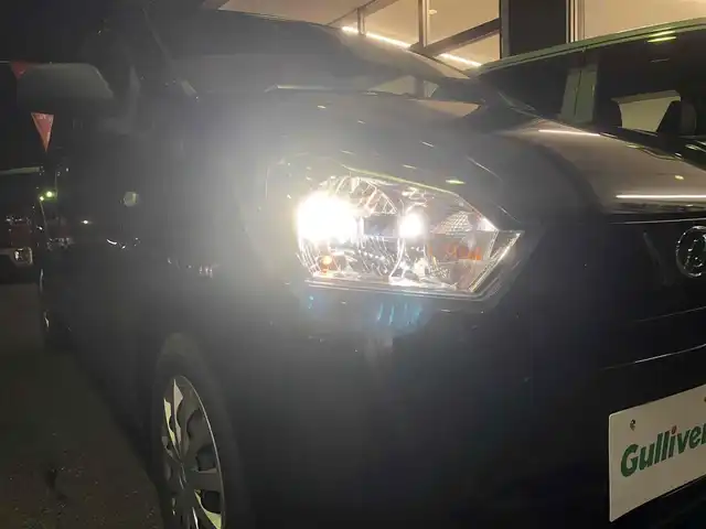 ダイハツ ミラ イース L SAⅢ 福岡県 2021(令3)年 2.2万km ブラックマイカメタリック ○スマートアシストIII○/社外メモリナビ【AVN-R10】/　フルセグTV/CD/DVD/Bluetooth/バックカメラ/アイドリングストップ/ETC/社外LEDヘッドライト/フロアマット/コーナーセンサー/ISOFIX