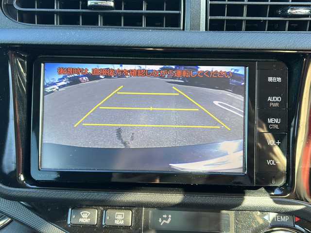 トヨタ アクア G G’s 岐阜県 2015(平27)年 9.3万km ブラックマイカ 登録時走行距離92224km/サイドエアロ/純正ナビ/フルセグＴＶ/バックカメラ/ハーフレザーシート/クルーズコントロール/純正アルミホイール/純正フロアマット/ビルトインＥＴＣ/プッシュスタート/スマートキー/ＬＥＤヘッドライト/オートライト/フロントフォグランプ/ドライブレコーダー/ドアバイザー/CDチェンジャー