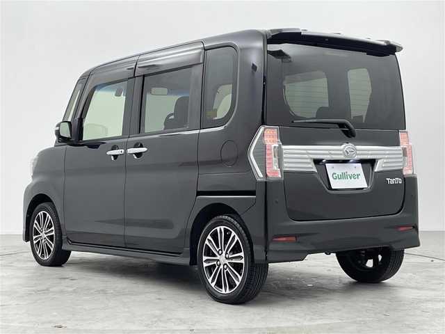 ダイハツ タント カスタム RS トップED SAⅡ 福岡県 2016(平28)年 7万km ブラックマイカメタリック (株)IDOMが運営する【じしゃロン八幡西店】の自社ローン専用車両になります。こちらは現金またはオートローンご利用時の価格です。自社ローンご希望の方は別途その旨お申付け下さい/純正ナビ　/衝突軽減ブレーキ　/バックカメラ　/両側パワースライド/ＬＥＤヘッドライト/オートライト　/ドライブレコーダー　　/ＥＴＣ　/プッシュスタート