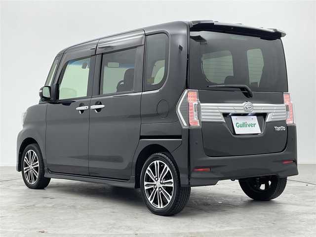 ダイハツ タント カスタム RS トップED SAⅡ 福岡県 2016(平28)年 7万km ブラックマイカメタリック (株)IDOMが運営する【じしゃロン八幡西店】の自社ローン専用車両になります。こちらは現金またはオートローンご利用時の価格です。自社ローンご希望の方は別途その旨お申付け下さい/純正ナビ　/衝突軽減ブレーキ　/バックカメラ　/両側パワースライド/ＬＥＤヘッドライト/オートライト　/ドライブレコーダー　　/ＥＴＣ　/プッシュスタート