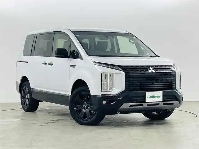 三菱 デリカＤ：５ シャモニー 福島県 2025(令7)年 0.1万km未満 ホワイトダイヤモンド ALPINEメモリーナビ/型番：EX11NX/【AM/FM/CD/DVD/BT/HDMI/USB/フルセグTV】/・バックカメラ/三菱e-Assist/・衝突被害軽減ブレーキシステム/・車線逸脱警報システム/・レーダークルーズコントロールシステム/・オートマチックハイビーム/・後側方車両検知警報システム/・誤発進抑制機能/パートタイム4WD/両側パワースライドドア/パワーバックドア/電子パーキング/・オートホールド/自動防眩ルームミラー/・全方位カメラ/・フロントカメラ/・サイドカメラ/アイドリングストップ/ハーフレザーシート/・両席シートヒーター/・運転席パワーシート/・後席チップアップシート/革巻きステアリング/・チルトステアリング/・ステアリングヒーター/・パドルシフト/・ステアリングスイッチ/プッシュスタート/・スマートキー/・スペアキー/LEDヘッドライト/・オートライト/・LEDフォグランプ/リアヒーターダクト/純正AW