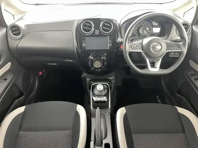 日産 ノート e－パワー X 福島県 2016(平28)年 7.3万km ガーネットレッド エマージェンシーブレーキ/・レーンアシスト/純正ナビ/・型番：MM136D-W/・フルセグTV/Bluetooth/CD/DVD/・アラウンドビューモニター/・ETC/・デジタルインナーミラー/アイドリングストップ/プッシュスタート/・スマートキー/LEDヘッドライト/・オートライト/電動格納ミラー/純正フロアマット/ドアバイザー