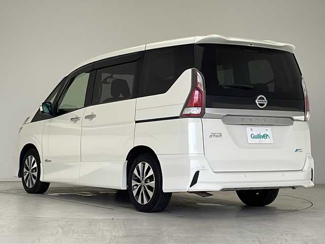 日産 セレナ ハイウェイスター 愛知県 2017(平29)年 7.9万km ブリリアントホワイトパール 衝突軽減システム/純正９型SDナビ/フリップダウンモニター/全方位カメラ/両側パワースライドドア/クルーズコントロール/フルセグ/CD/DVD/Bluetooth/バックカメラ/コーナーセンサー/イージーオープン機能/純正アルミホイール/LEDヘッドライト/ドライブレコーダー/ETC/ステアリングスイッチ/スマートキー/プッシュスタート